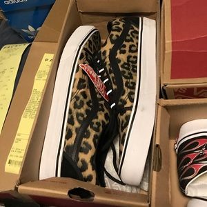 Brand new Cheetah Print Vans